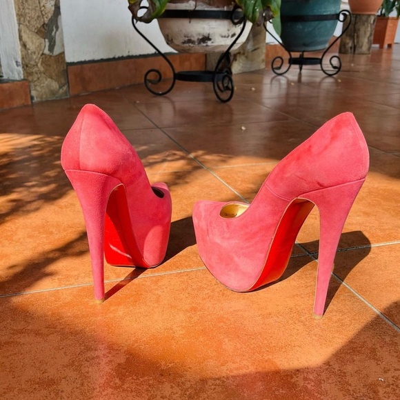 CHRISTIAN LOUBOUTIN 🩷 “Pink Suede Daffodile” - Picture 3 of 13